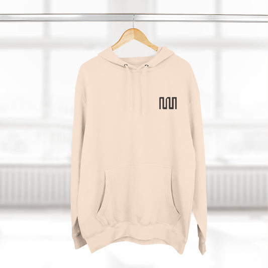 Three-Panel Fleece Hoodie