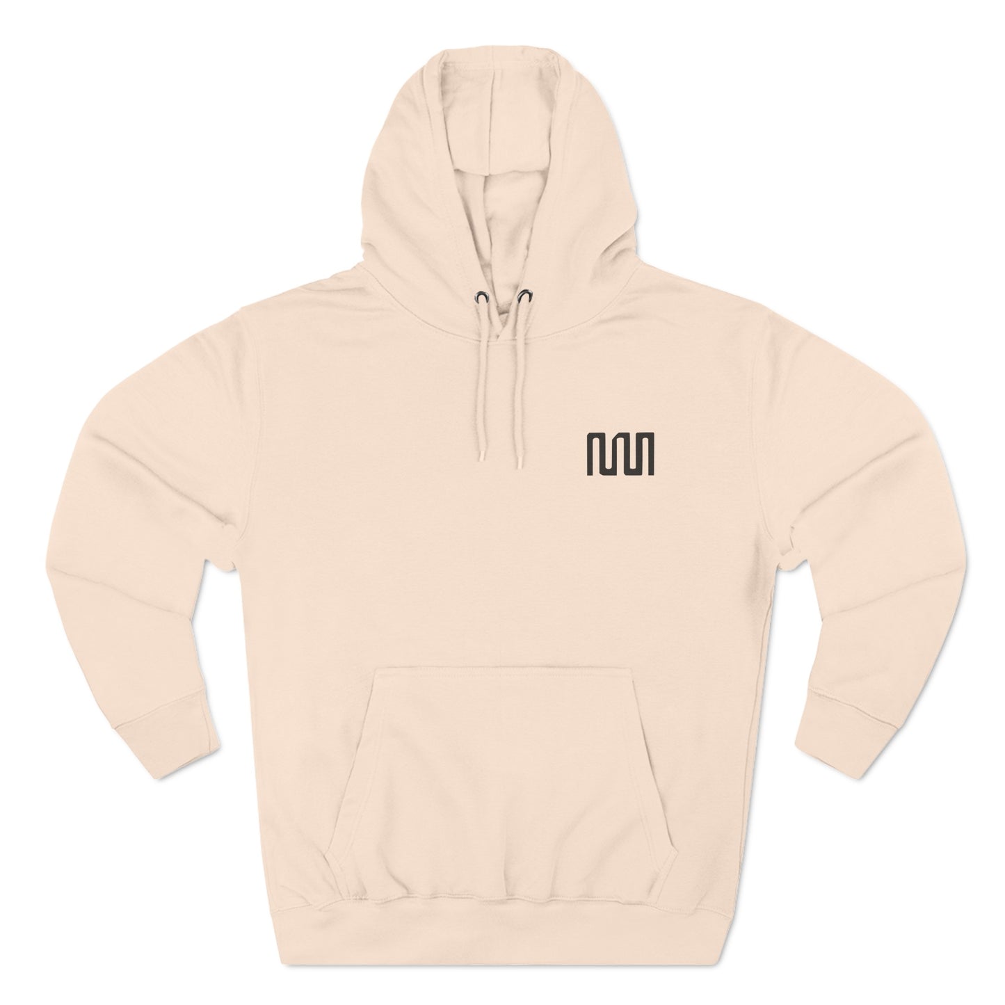 Three-Panel Fleece Hoodie